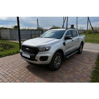 Zwarte OEM dakrails (ABS-kunststof, montage met lijm) Ford Ranger 2011–2022 foto 1