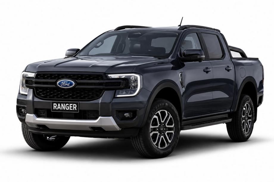 Ford Ranger 2022– OEM dakrails zwart (ABS-kunststof, montage met lijm) Foto 1