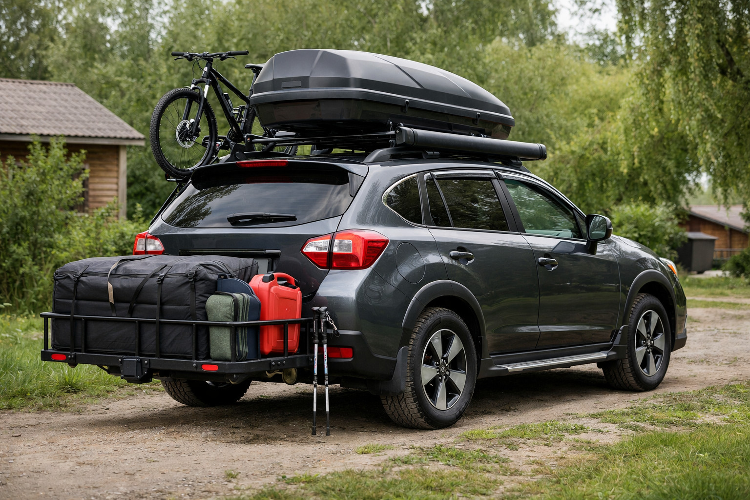 Wat zet je op je auto voor wekelijkse ritten naar het vakantiehuis