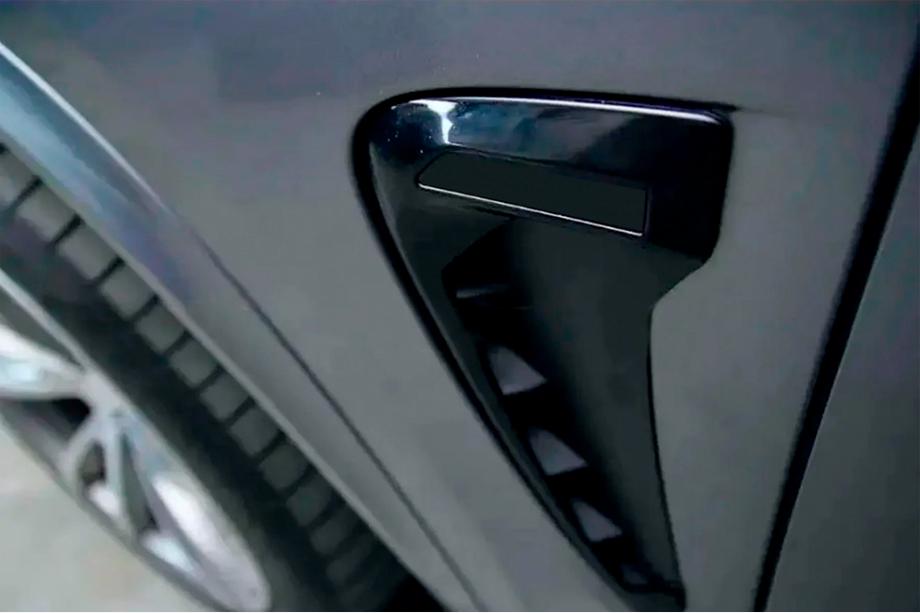 BMW X6 F16 2014–2019 Spatbordroosters in Black X6M F86-stijl Image