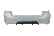 BMW 3 Serie G20/G21 2018– Achterbumper diffuser MP-Style (voor M-Sport 2023+, middendeel) foto 1