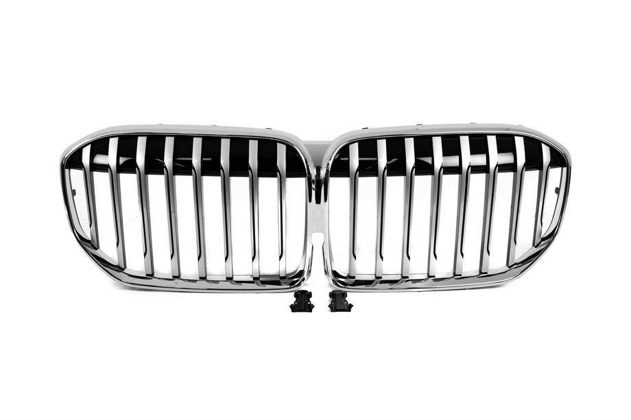 BMW 7 Serie G11/G12 2015–2022 Nierengrille 1 Bar (2019-2022, Chrome) Image