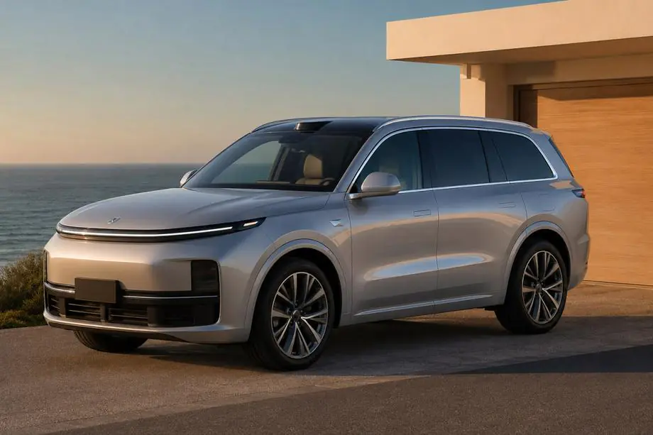 Li Auto L7 Geïntegreerde grijze OEM dakrails (aluminium) Foto 1