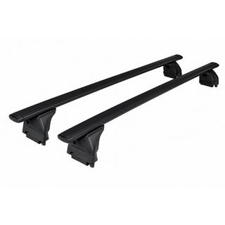 Dakdragers (dwarsbalken) zwart OEM (afsluitbaar, aluminium) Jeep Wrangler 2007–2017