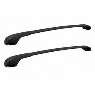 Dakdragers (dwarsdragers) zwart voor standaard dakrails OEM (Aluminium)