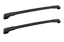 Subaru Crosstrek 2017–2023 Dakdragers (dwarsdragers) zwart voor standaard dakrails OEM (Aluminium) foto 1