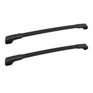 Dakdragers (dwarsdragers) zwart voor standaard dakrails OEM (Aluminium)