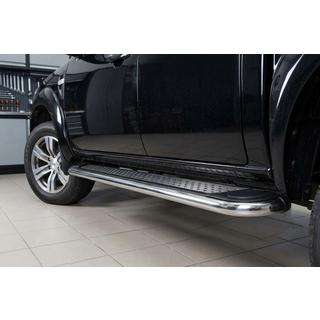 Maydos V2 side steps (2 st., RVS) Mazda BT-50 2007–2012 foto 1