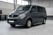 Volkswagen T5 Caravelle 2004–2010 BlackLine side steps (2 stuks, aluminium) Lange wielbasis foto 3