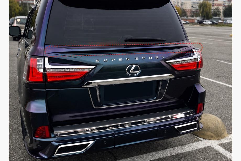 Lexus LX570/450d 2008–2022 Spoiler voor omgebouwde auto's 2019 (middelgroot) Foto 1