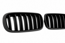BMW X6 F16 2014–2019 Nierengrille 1-Bar (mat zwart) foto 3