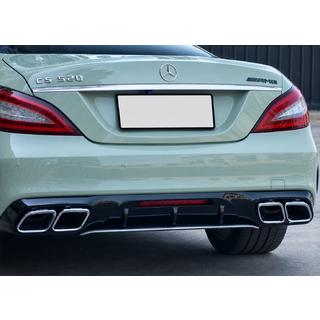 Achterdiffuser met chromen uitlaattips (2015-2018, GT63 design) foto 3