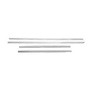 Smalle deurstrip set (4 stuks, RVS) foto 2