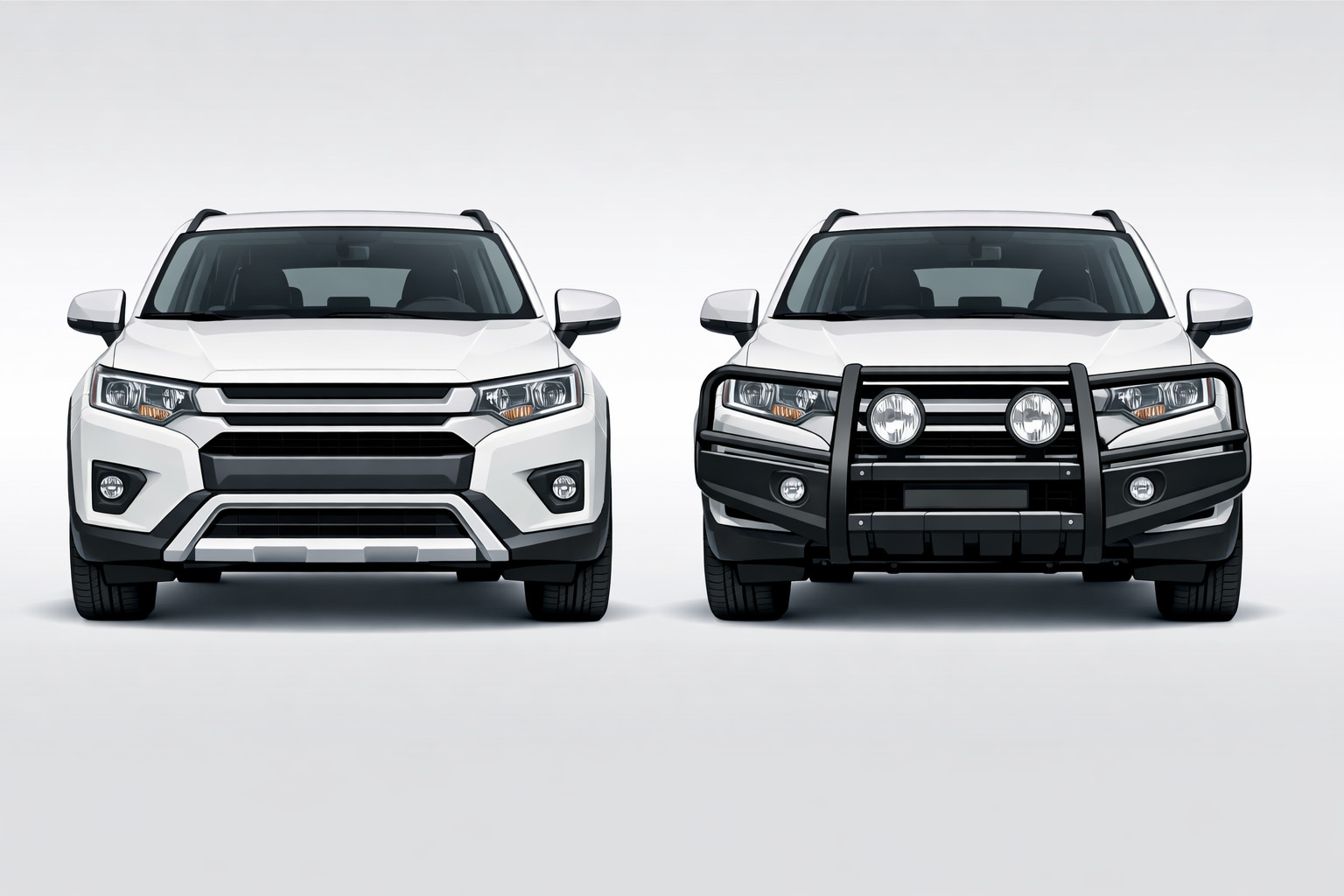 Frontbescherming of bullbar: wat is het verschil voor je dagelijkse auto