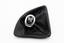BMW 1 Serie E81/E82/E87/E88 2004–2011 Pookhoes + pookknop OEM V2 (kunstleer) foto 1