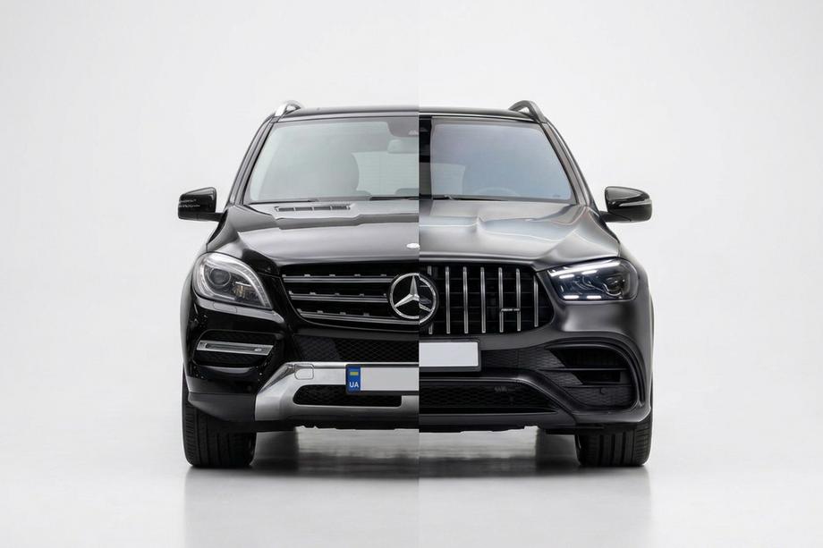 Mercedes GLE/ML-klasse W166 2011–2018 Facelift ombouwset voor W167 GLE53 Image