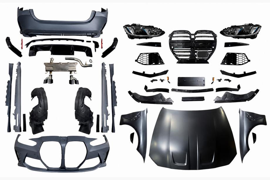 BMW 4-serie G22/23/26 2020– Restyling kit voor G82 M4 2025 Foto 1