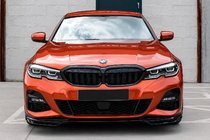 BMW 3 Serie G20/G21 2018– Voorbumper lip MP-Style (voor M-Sport 2018-2022, ABS) foto 1