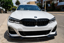 BMW 3 Serie G20/G21 2018– AC-Style frontlip voorbumper (voor M-Sport 2018-2022, ABS) foto 2