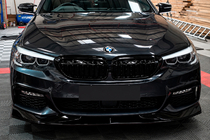BMW 5 Serie G30/G31 2017–2023 Frontlip voorbumper Lip AC-Style (voor M-Sport 2017-2020, ABS) foto 5