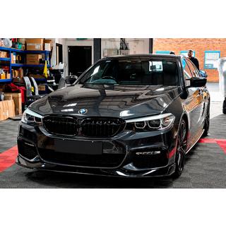 Frontlip voorbumper Lip AC-Style (voor M-Sport 2017-2020, ABS) BMW 5 Serie G30/G31 2017–2023 foto 1