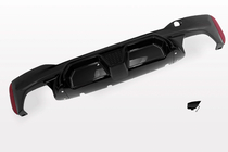 BMW 5 Serie G30/G31 2017–2023 Achterbumper diffuser CS-Style (voor M-Sport/M5 F90, ABS) foto 14