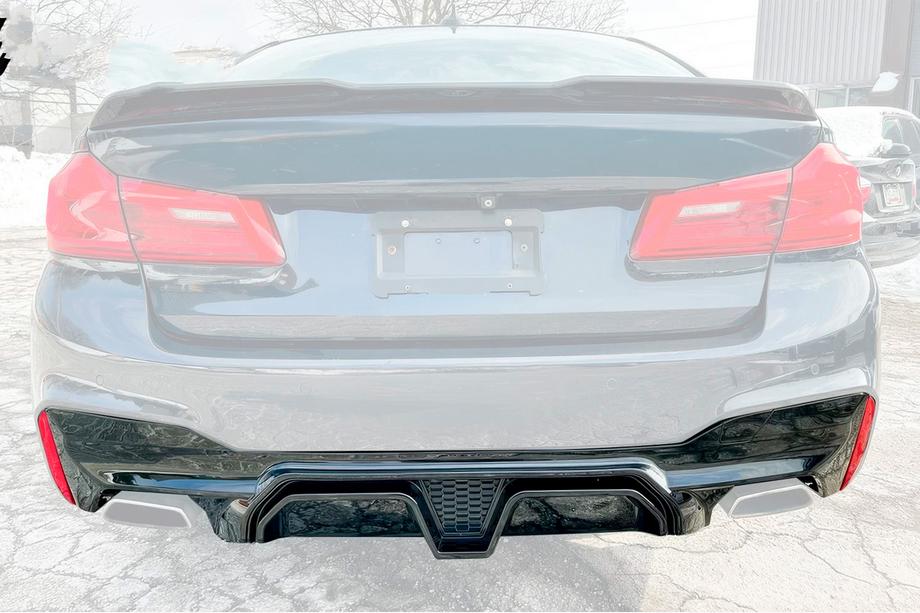BMW 5 Serie G30/G31 2017–2023 Achterbumper diffuser CS-Style (voor M-Sport/M5 F90, ABS) Image
