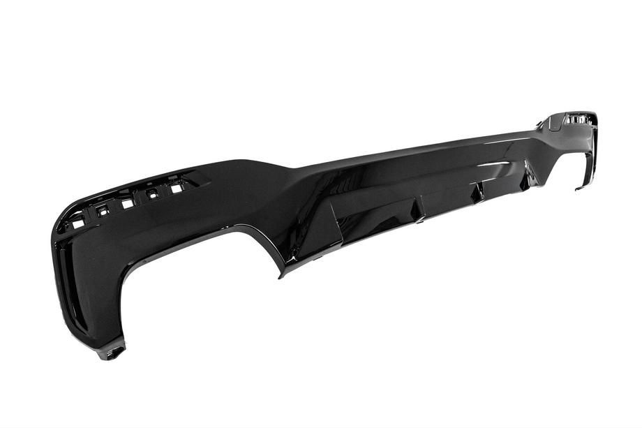 BMW 5 Serie G30/G31 2017–2023 Achterbumper diffuser MP-Style (voor M-Sport/M5 F90, ABS) Foto 3