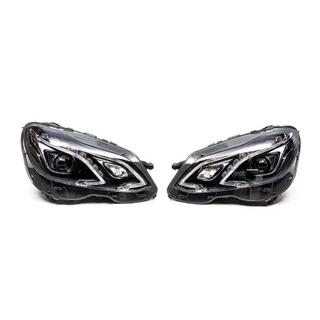 Koplampen voor (2 st., facelift, zonder regeleenheden, voor auto’s met af-fabriek halogeenverlichting) Mercedes E-klasse W212 2009–2016 foto 1