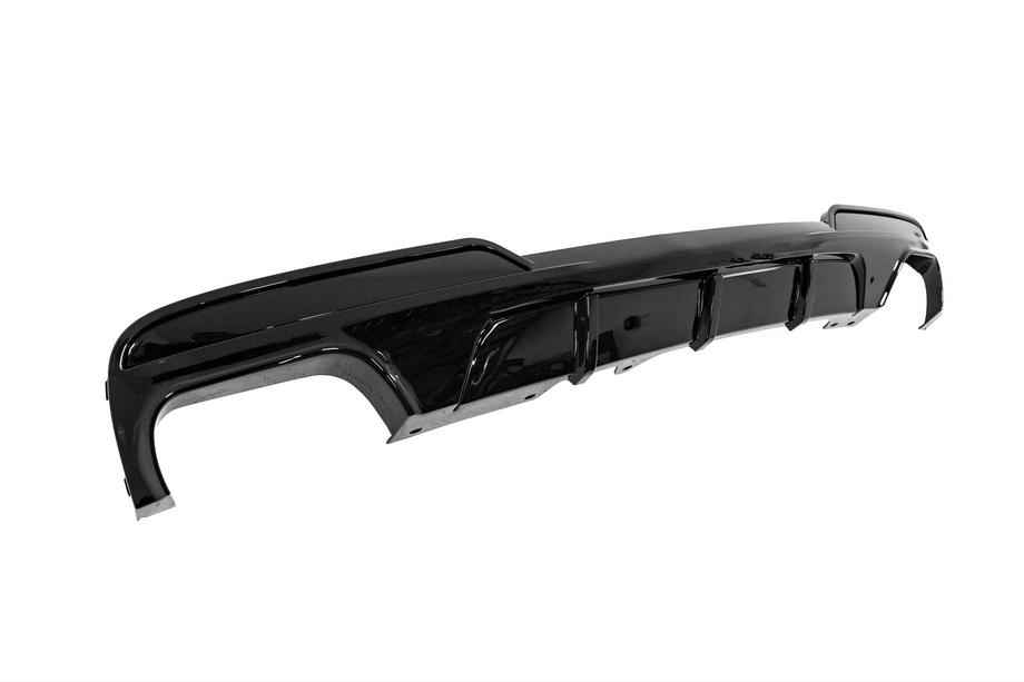 BMW 5 Serie F10/F11 2010–2016 Achterbumperdiffuser voor quad-uitlaat V1 (voor M-Performance) Foto 4