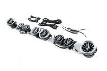 Mercedes S-Class W222 2013–2022 LED-luchtrooster deflectors (2014-2017, 7 kleuren) foto 4