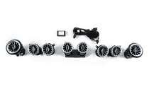 Mercedes E-class W213 2016–2023 LED luchtrooster-deflectoren (64 color) foto 1