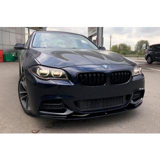 Front bumper lip MP-Style (voor M-Performance, hoogglans zwart) BMW 5 Serie F10/F11 2010–2016 foto 2