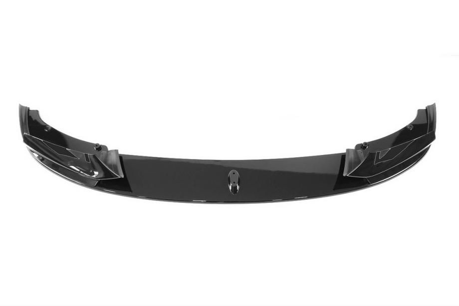 BMW 5 Serie F10/F11 2010–2016 Front bumper lip MP-Style (voor M-Performance, hoogglans zwart) Foto 3