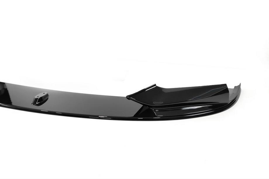 BMW 5 Serie F10/F11 2010–2016 Front bumper lip MP-Style (voor M-Performance, hoogglans zwart) Foto 7