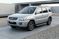 Kia Sportage 2004–2010 BlackLine side steps (2 stuks, aluminium) foto 1