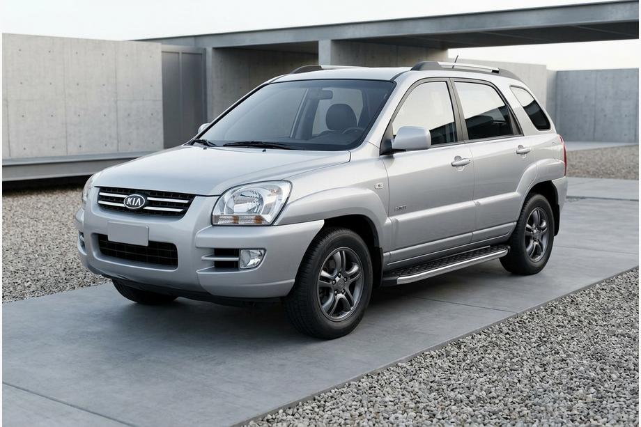 Kia Sportage 2004–2010 BlackLine side steps (2 stuks, aluminium) Image
