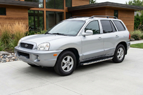 Hyundai Santa Fe 1 2000–2006 BlackLine side steps (2 stuks, aluminium) foto 1