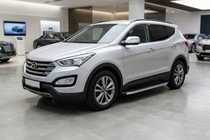 Hyundai Santa Fe 3 2012–2018 BlackLine side steps (2 stuks, aluminium) foto 1