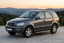 Kia Sorento I BL 2002–2009 BlackLine side steps (2 stuks, aluminium) foto 1