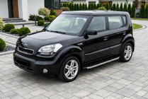 Kia Soul I 2008–2013 BlackLine side steps (2 stuks, aluminium) foto 1