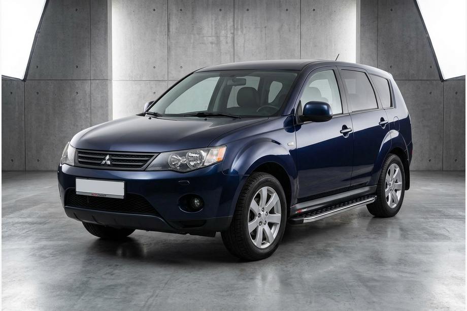 Mitsubishi Outlander 2006–2012 BlackLine side steps (2 stuks, aluminium) Image