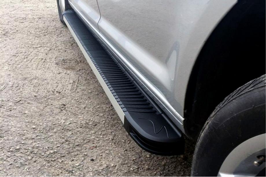 Volkswagen Caddy 2004–2010 MAYA sidebars (set 2 st., aluminium) Image