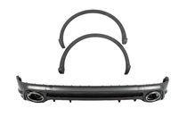 Audi Q5 2017–2025 Achterdiffuser SQ5-Style (2017-2020, met uitlaatsierstukken en wielkastverbreders) foto 1