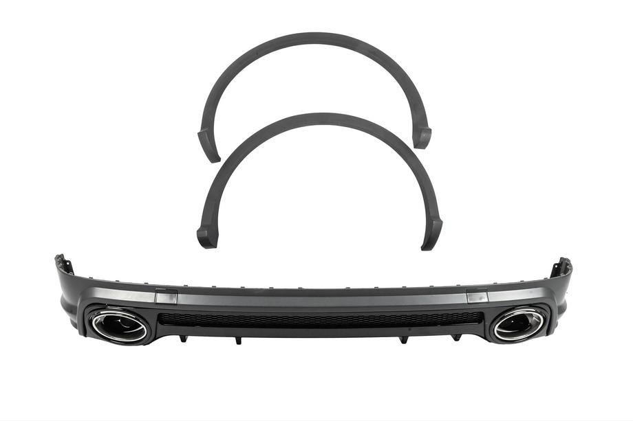 Audi Q5 2017–2025 Achterdiffuser SQ5-Style (2017-2020, met uitlaatsierstukken en wielkastverbreders) Image