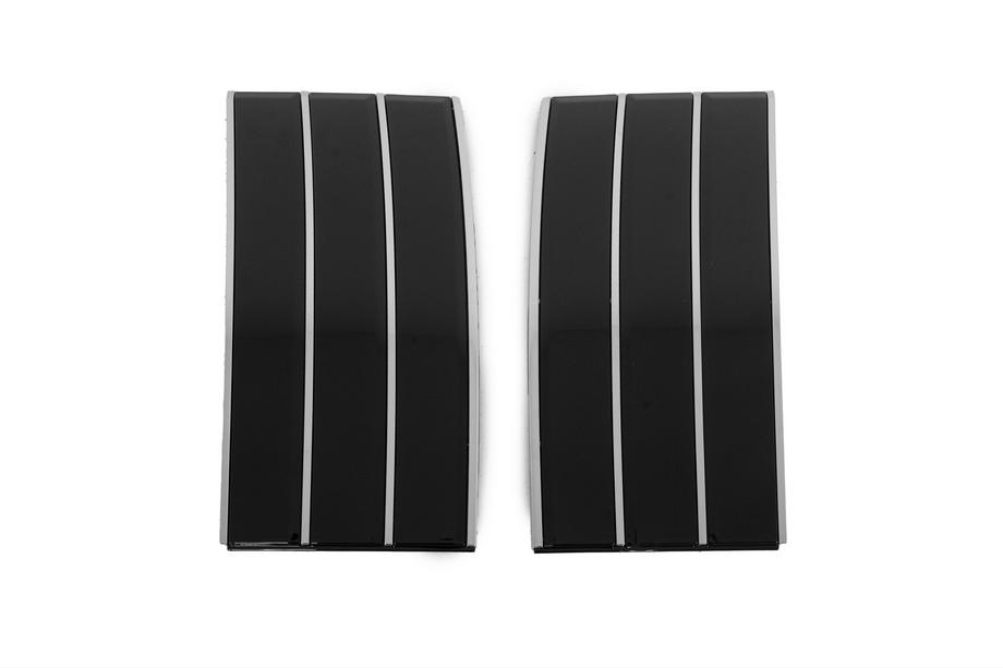 Range Rover IV L405 2013–2021 SVA spatbordroosters (zwart met chroom) Image