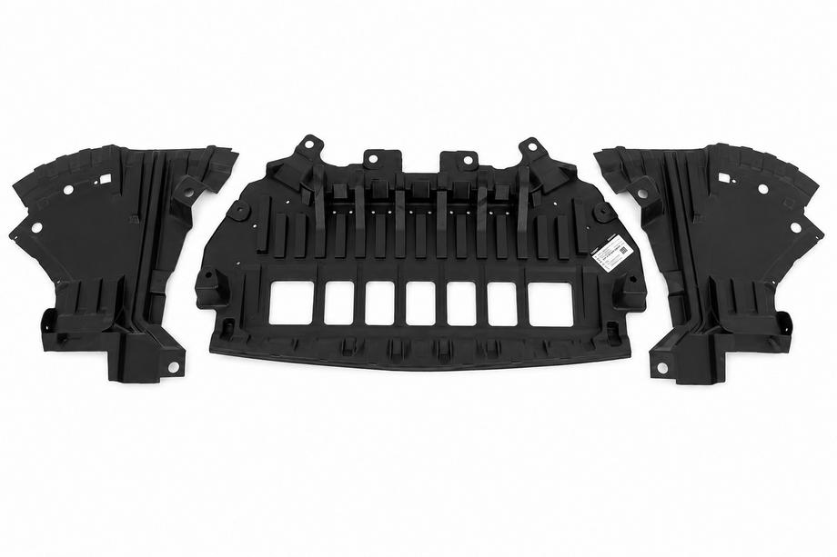 Mercedes S-Class W222 2013–2022 Kunststof beschermplaat onder de bumper S63/S65 (3 stuks) Image