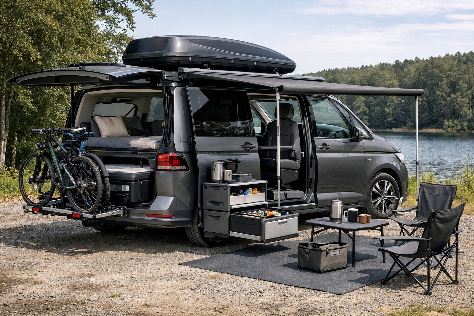 Wat monteer je op Volkswagen Caravelle T7 voor gezinsreizen en interieurtransformatie