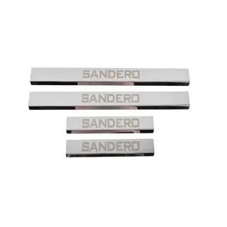 Carmos V3 dorpellijsten RVS (4 stuks) Dacia Sandero 2013–2020 foto 1