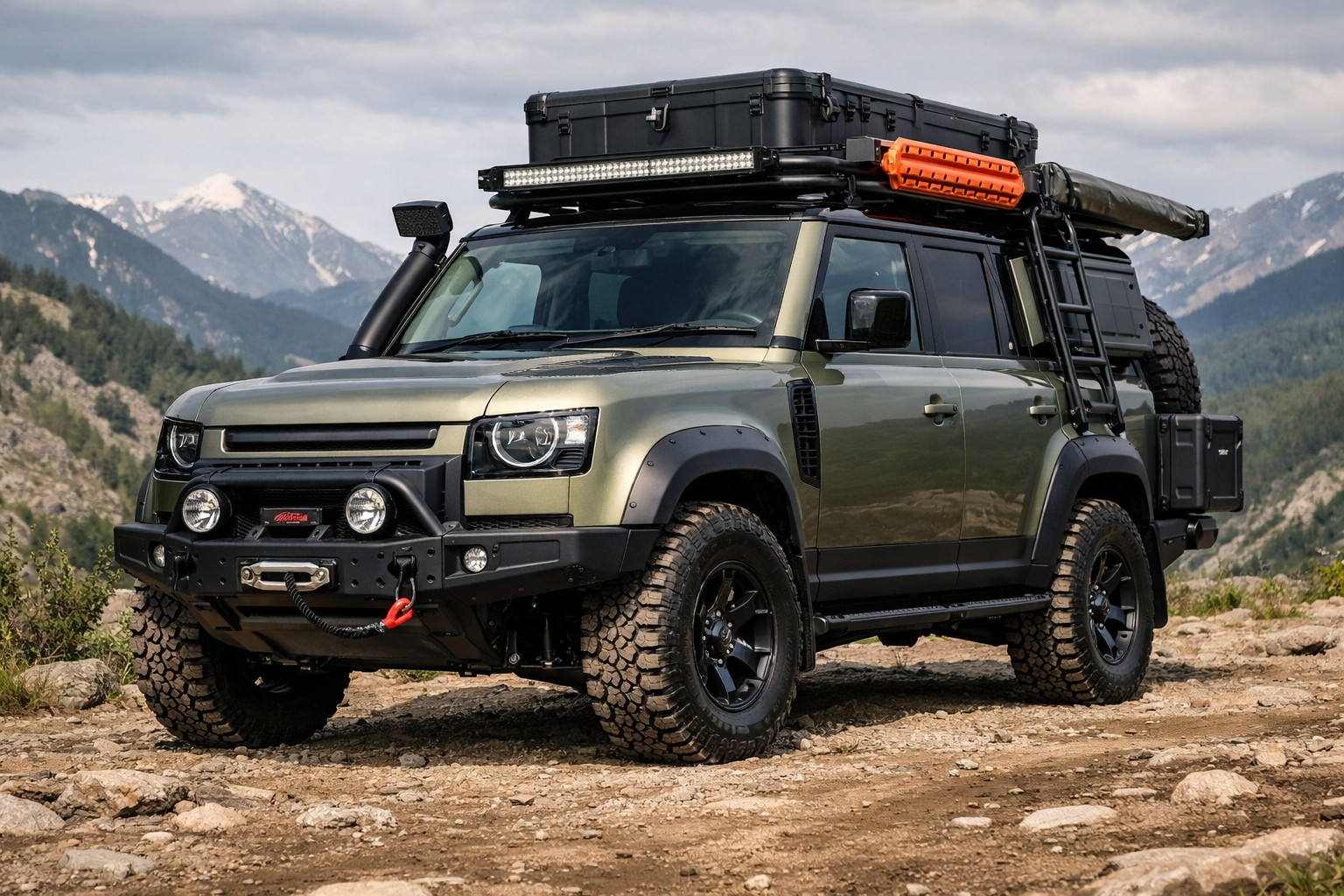 Upgradepakket voor Land Rover Defender 2019+ voor reizen en stoere look